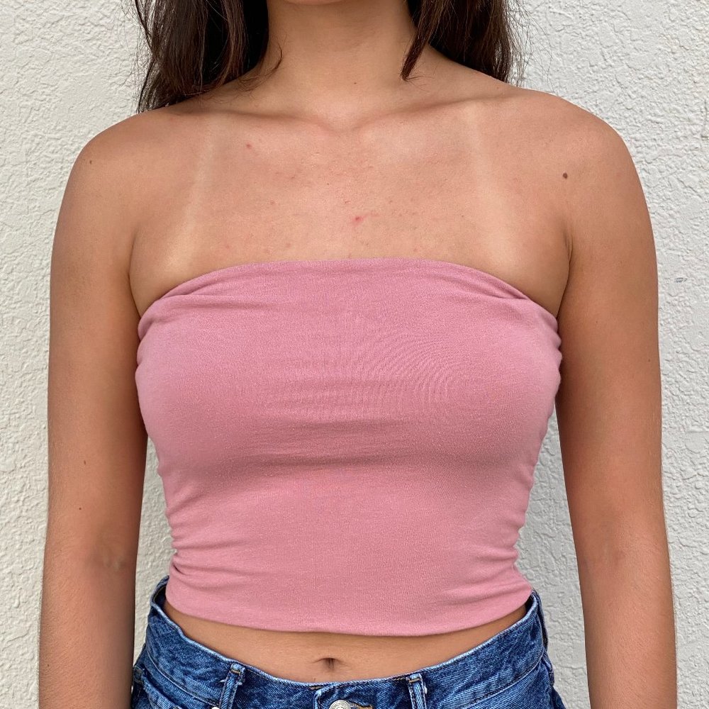 Brandy Melville Pink Tube Top
